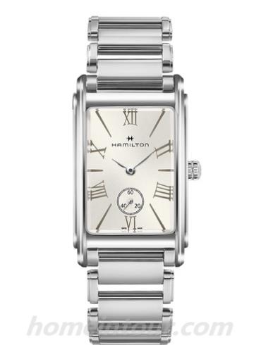汉米尔顿H11421114女表美国经典系列-银色表带/表径23.4x32mm