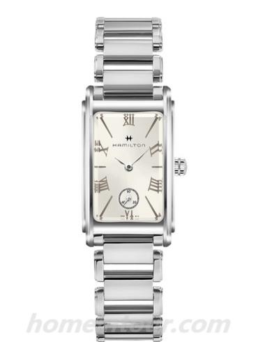 汉米尔顿H11221114女表美国经典系列-银色表带/表径18.7x27mm