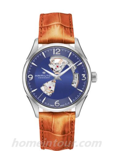汉米尔顿H32705541男表美国经典爵士系列-棕色表带/表径42mm