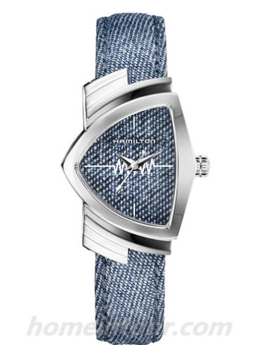 汉米尔顿H24211941男表美国经典探险系列-淡蓝色表带/表径&#8211;