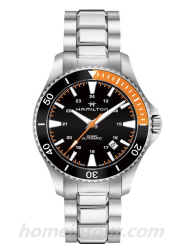 汉米尔顿H82305131男表卡其海军系列-银色表带/表径40mm