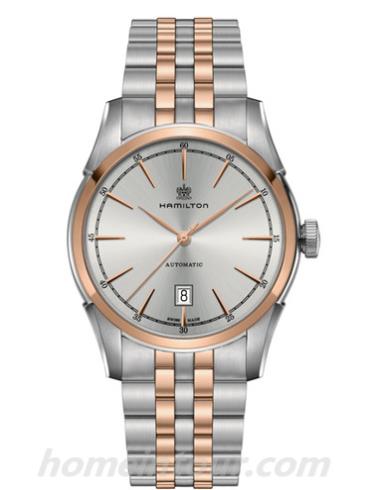 汉米尔顿H42425151男表美国经典永恒经典系列-间金色表带/表径42mm