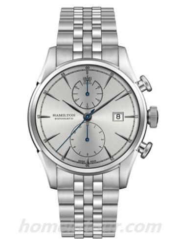 汉米尔顿H32416981男表美国经典永恒经典系列-银色表带/表径42mm