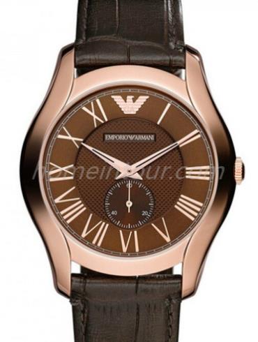 阿玛尼AR1705男表时尚男表系列-棕色表带/表径43mm