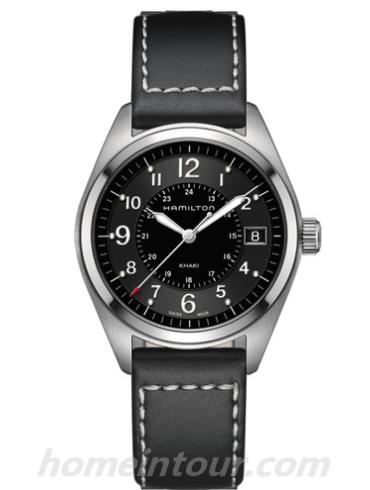 汉米尔顿H68551733男表卡其野战系列-黑色表带/表径40mm