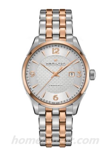 汉米尔顿H42725151男表美国经典爵士系列-间金色表带/表径44mm