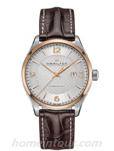 汉米尔顿H42725551男表美国经典爵士系列-棕色表带/表径44mm