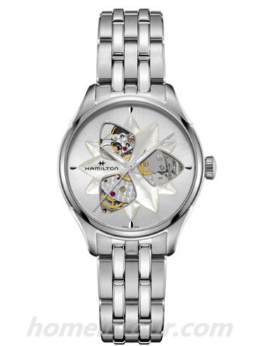 汉米尔顿H32115191女表美国经典爵士系列-银色表带/表径34mm