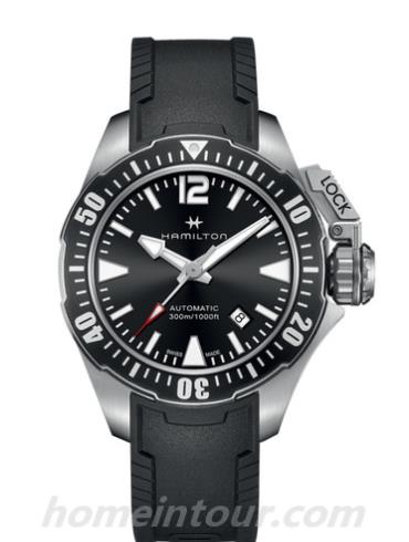 汉米尔顿H77605335男表卡其海军系列-黑色表带/表径42mm