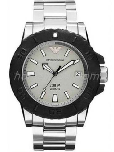 阿玛尼AR5970男表时尚男表系列-银色表带/表径46mm