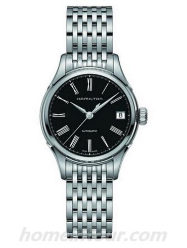 汉米尔顿H39415134女表美国经典爵士系列-银色表带/表径34mm