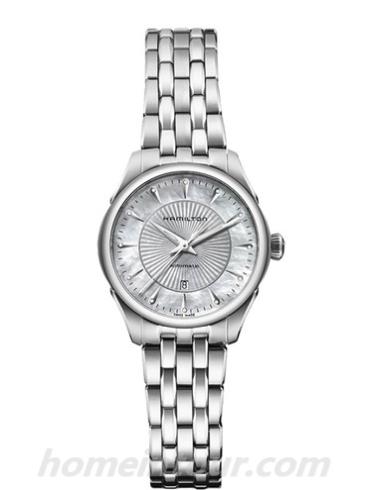 汉米尔顿H42215111女表爵士系列-银色表带/表径30mm