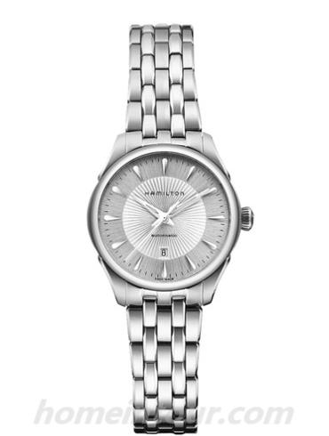 汉米尔顿H42215151女表爵士系列-银色表带/表径30mm