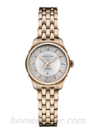汉米尔顿H42245151女表爵士系列-金色表带/表径30mm