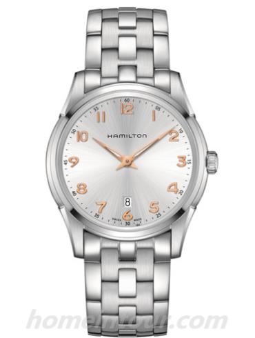 汉米尔顿H38511113男表爵士系列-银色表带/表径42mm