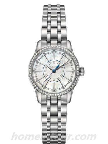 汉米尔顿H40391191女表美国经典爵士系列-银色表带/表径28mm