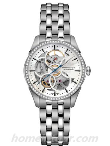 汉米尔顿H42405191女表美国经典爵士系列-银色表带/表径36mm