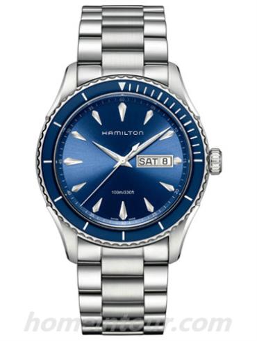 汉米尔顿H37551141男表美国经典爵士系列-银色表带/表径42mm