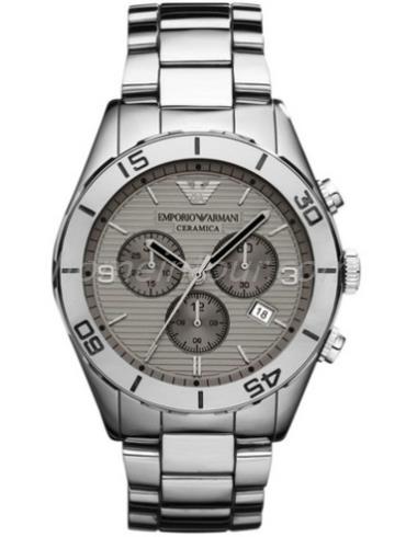 阿玛尼AR1462男表时尚男表系列-银色表带/表径43mm