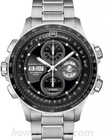 汉米尔顿H77766131男表卡其航空系列-银色表带/表径45mm