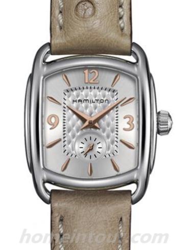 汉米尔顿H12351855女表美国经典永恒经典系列-灰绿色表带/表径23*28.5mm