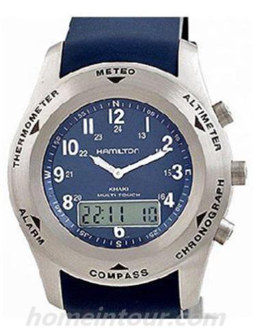汉米尔顿H91534643男表卡其系列-深蓝色表带/表径—mm