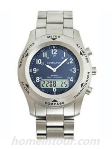 汉米尔顿H91534143男表卡其系列-银色表带/表径42mm