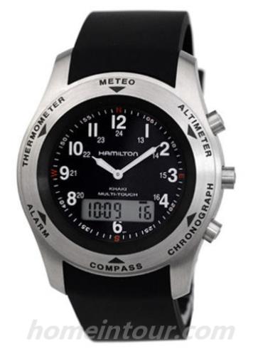 汉米尔顿H91524393男表卡其系列-黑色表带/表径42mm