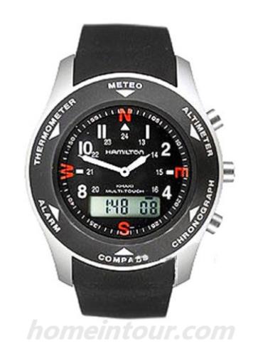 汉米尔顿H91524333男表卡其系列-黑色表带/表径42mm