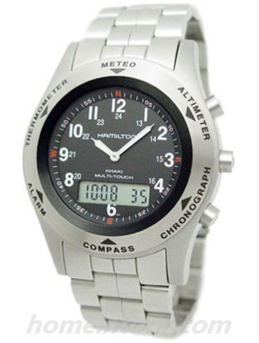 汉米尔顿H91524193男表卡其系列-银色表带/表径—mm