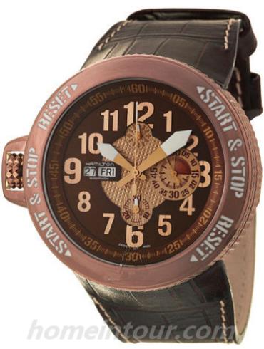 汉米尔顿H79746583男表卡其系列-黑色表带/表径44mm