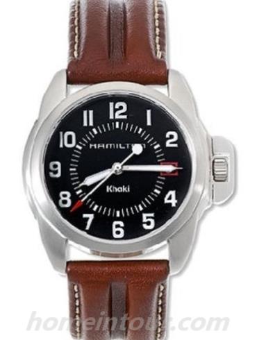 汉米尔顿H61311533男表美国经典铁路系列-浅棕色表带/表径34mm