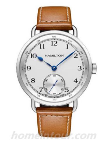 汉米尔顿H78719553男表卡其系列-浅棕色表带/表径46.5mm