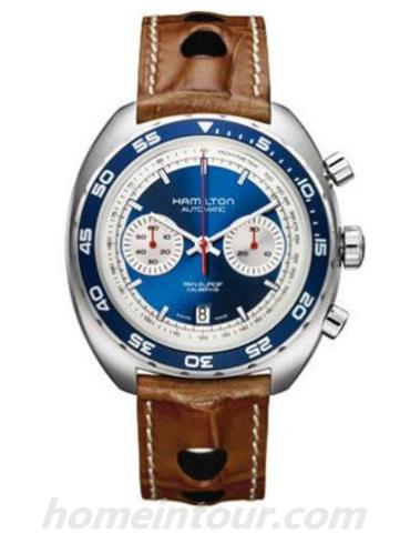 汉米尔顿H35716545男表美国经典铁路系列-棕色表带/表径45mm
