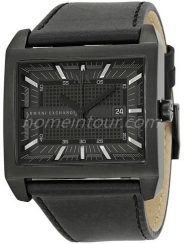 阿玛尼AX2205男表时尚男表系列-黑色表带/表径&#8211;