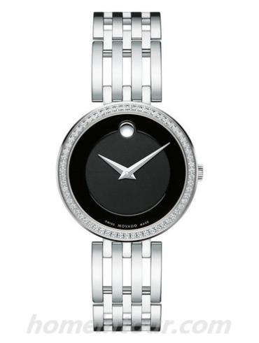 摩凡陀0607052女表爱莎系列-银色表带/表径28mm