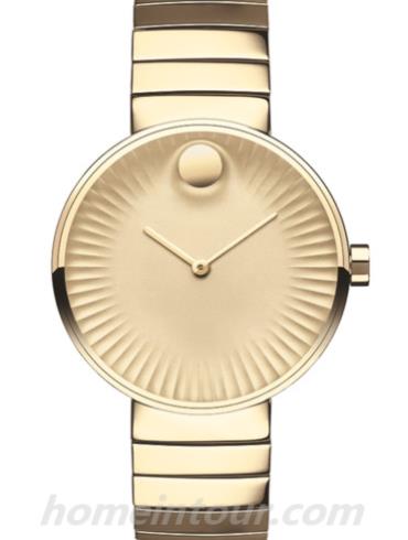 摩凡陀3680014女表瑞界系列-金色表带/表径34mm