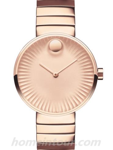 摩凡陀3680013女表瑞界系列-玫瑰金色表带/表径34mm