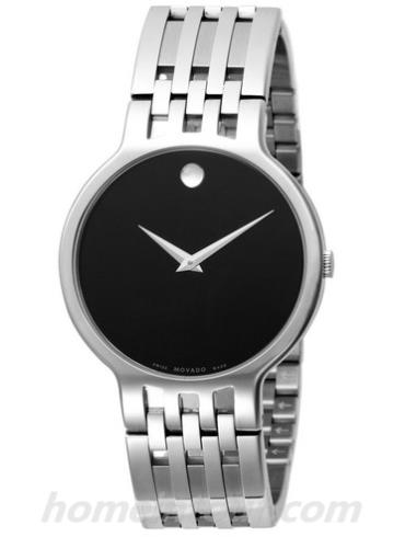 摩凡陀0606042男表爱莎系列-银色表带/表径38mm