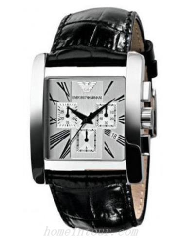 阿玛尼AR0186男表时尚系列-黑色表带/表径&#8211;