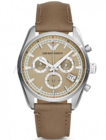 阿玛尼AR6042男表时尚男表系列-棕色表带/表径42.5mm