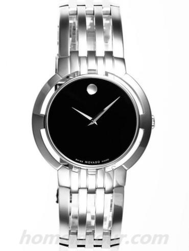 摩凡陀0605752男表爱莎系列-银色表带/表径38mm