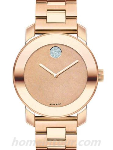 摩凡陀3600335男表波特-玫瑰金色表带/表径36mm