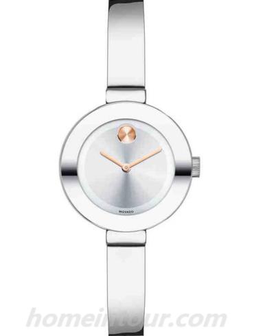 摩凡陀3600284女表波特-银色表带/表径25mm