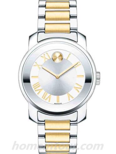 摩凡陀3600245男表波特-间金表带/表径32mm