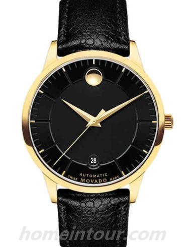 摩凡陀0607021男表瑞动 1881 Automatic-黑色表带/表径39.5mm