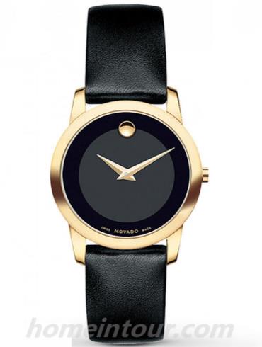 摩凡陀0606877女表博物馆-黑色表带/表径28mm