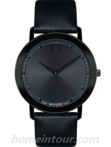 摩凡陀0606884男表蓝宝石系列-黑色表带/表径40mm