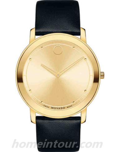 摩凡陀0606883男表蓝宝石系列-黑色表带/表径40mm