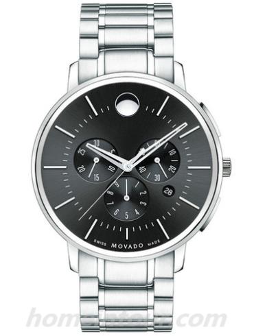 摩凡陀0606886男表TC超薄系列-银色表带/表径42mm